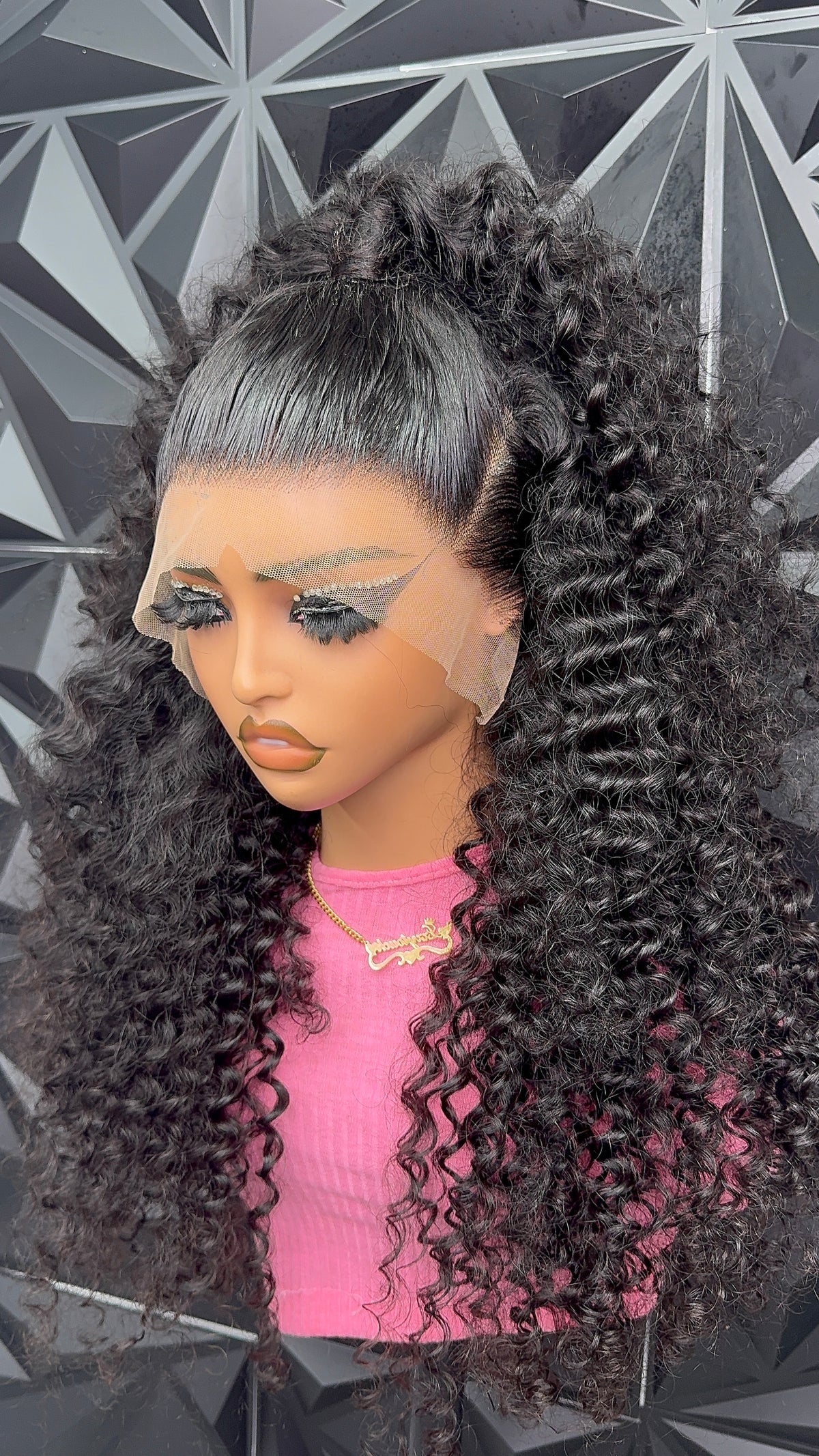 26” SDD Luxe deep ocean Wavy Wig with frontal glueless for Stylish Looks and Versatile Wear
