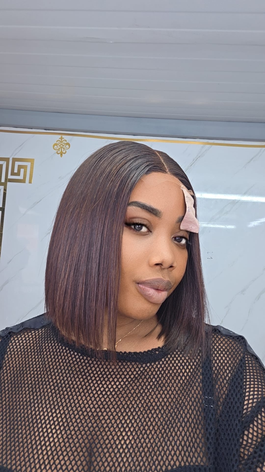 10inch Vietnamese SDD Short Brown Straight Bob Wig with 2x4 Closure Glueless 100% Human Hair 220g for Natural Look & Versatile Style