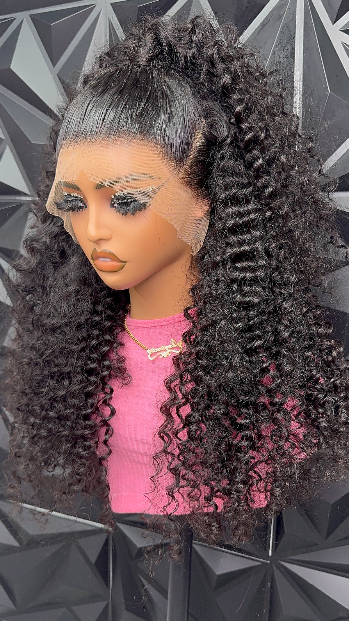 26” SDD Luxe deep ocean Wavy Wig with frontal glueless for Stylish Looks and Versatile Wear