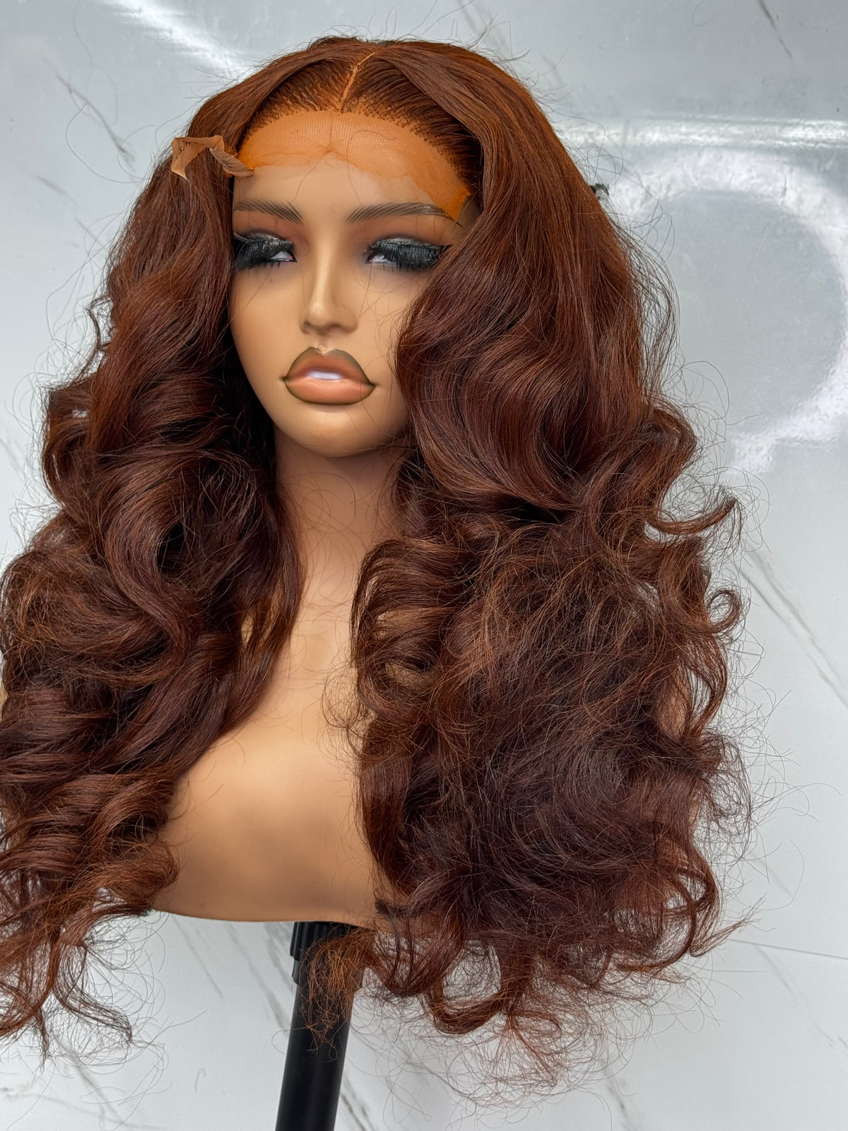 Luxe Raw Single Donor SDD 24” Long Wavy Brown with 5x5 Closure for Stylish Look