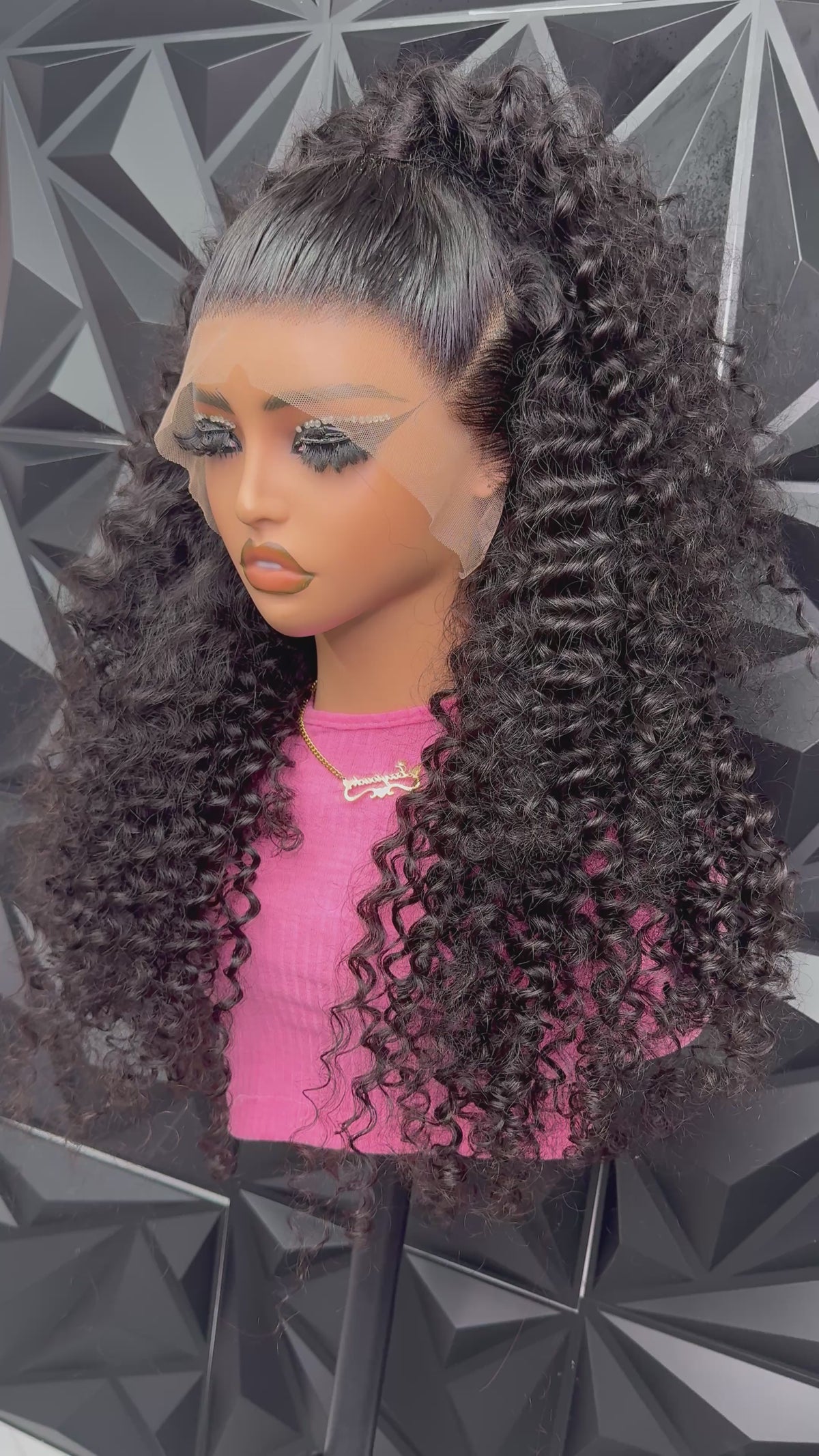 26” SDD Luxe deep ocean Wavy Wig with frontal glueless for Stylish Looks and Versatile Wear
